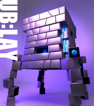 3d blue_eyes commentary_request full_body gen_7_pokemon mecha_crazy nintendo no_humans pokemon pokemon_(creature) pokemon_focus stakataka ultra_beast