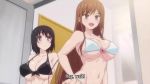 1boy 2girls animated anime_screenshot ass ayane_shirakawa backboob bare_shoulders bathroom bikini black_bikini black_hair blush bouncing_breasts breasts brother_and_sister brown_hair butt_crack censored cleavage covered_erect_nipples cum curvy doggystyle ejaculation female_orgasm from_behind grabbing_another&#039;s_breast groping hanging_breasts hetero highres hug huge_ass incest indoors kiss kotone_shirakawa large_breasts leg_lift long_hair moaning multiple_girls nipples no_bra nude orgasm overflow_(anime) pussy sex sex_from_behind short_hair siblings sound standing standing_sex subtitled swimsuit underwater vaginal video white_bikini