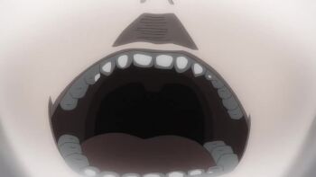 1boy 1girl animated anime_screenshot dropping dropping_in_mouth falling giant giantess hachiouji_naoto ijiranaide_nagatoro-san open_mouth screaming sound sunomiya_sana tagme teeth tongue video vore