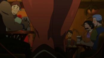 animated animated_gif anime_screenshot ass blush dark-skinned_male dark_skin erza_scarlet erza_scarlet_(bar_altair_waitress)_(fairy_tail) fairy_tail fairy_tail:_dragon_cry furry furry_female huge_ass mainkore multiple_boys rabbit rabbit_girl red_fur thick_thighs thigh_expansion thighs third-party_edit walking