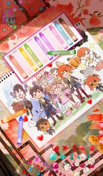 Rule 34 | 00kashian00, boudica (fate), box, box of chocolates, chaldea logo, child's drawing, chocolate, circle, commentary, cooking pot, crayon, dragon, drawing (object), eastern dragon, eliza the nine-tattooed dragon (fate), fate/grand order, fate (series), food, food art, fujimaru ritsuka (female), fujimaru ritsuka (female) (halloween royalty), fujimaru ritsuka (male), fujimaru ritsuka (male) (halloween royalty), ghost, halloween, heart, hessian (fate), huyan zhuo (fate), jack-o'-lantern, ladle, lobo (fate), no humans, official art, pumpkin, pumpkin head, shi jin (fate), sparkle, star (symbol), sticker, sticker sheet (medium), still life, third-party source, yan qing (fate)