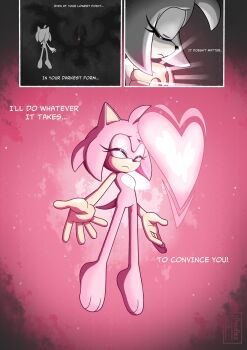 absurdres amy_rose angel ass back barefoot closed_eyes completely_nude eyelashes feet flat_chest floating flying heart hedgehog highres htdoodles huge_filesize legs levitation magic magical_girl medium_hair no_vagina nude bad_tag power-up sega sky soles sonic_(series) star_(sky) starry_sky tail
