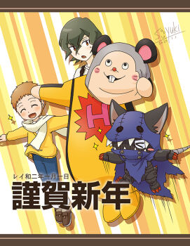 Rule 34 | appmon, digimon, digimon universe: appli monsters, hackmon (appmon), katsura hajime, katsura rei, tagme