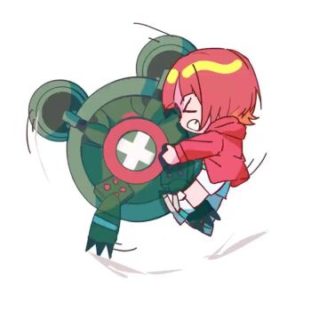 Rule 34 | animated, digimon, digimon beatbreak, jacket, jikela rebirth, ludomon, sakuya reina, shield, short hair, spinning, tagme, video