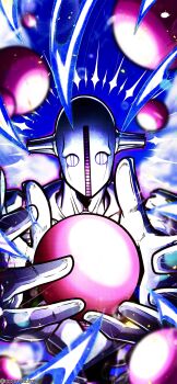 2others absurdres bobbles bowler_hat commentary english_commentary hat highres humanoid_robot jojo_no_kimyou_na_bouken jojolion multiple_others no_humans noonvincent other_focus robot soft_&amp;_wet sparkle stand_(jojo) upper_body wonder_of_u