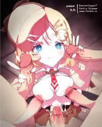 1girl 5boys animated blonde_hair blue_eyes breasts cum cum_in_pussy cum_on_body cum_on_breasts cum_on_lower_body cum_on_upper_body deerstalker double_v ejaculation erection facial functionally_nude gangbang group_sex hair_between_eyes handjob hat highres hololive hololive_english lingomogu medium_breasts multiple_boys open_clothes penis penis_to_breast pussy sex skirt surrounded_by_penises thighhighs uncensored unworn_skirt v vaginal video virtual_youtuber watson_amelia wawa_(lingomogu)