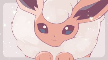 animal_focus closed_mouth commentary_request flareon gen_1_pokemon highres looking_at_viewer nintendo no_humans pokemon pokemon_(creature) pokemon_focus shiramizore_(rate1026) smile solo star_(symbol)