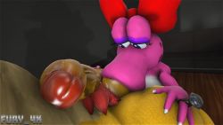 1boy 1girl 20s 3d animated big_mouth birdo blue_eyes bowser breasts brown_scales caressing_testicles claws colored_skin dahsharky erection eyelashes eyeshadow head_out_of_frame hetero huge_breasts huge_penis indoors interspecies jewelry kneeling koopa large_testicles looking_at_penis looping_animation makeup male_pubic_hair mario_(series) multicolored_skin nintendo oral penis pink_skin pubic_hair purple_eyeshadow red_pubic_hair red_ribbon ribbon ring rubbing scales shadow sitting size_difference solo_focus source_filmmaker_(medium) spots super_mario_bros._1 super_mario_bros._2 testicle_sucking testicles two-tone_skin uncensored video white_skin