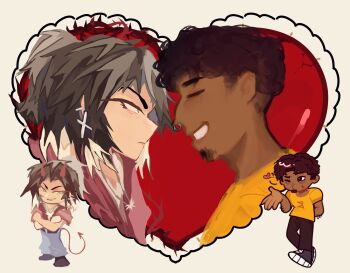 aiden aiden_(disventure_camp) commentary disventure_camp english_commentary highres james james_(disventure_camp)