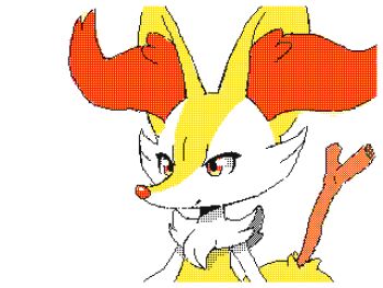 1girl :3 ^_^ animal_ear_fluff animal_ears animal_nose animated animated_gif arm_up black_fur blinking body_fur border braixen closed_eyes closed_mouth dithering fangs female_focus fire fireball fox_ears fox_girl fox_tail full_body furry furry_female gen_6_pokemon happy holding holding_stick looking_at_viewer magic mon311 multicolored_fur nintendo open_mouth outstretched_arm pokemon pokemon_(creature) profile pyrokinesis red_eyes simple_background smile snout solo standing stick tail u_u upper_body white_background white_border white_fur yellow_fur