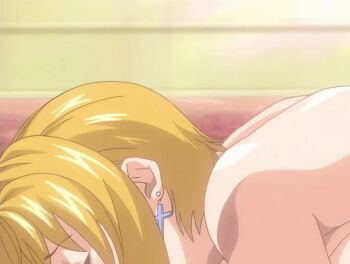 00s 1girl 69 2005 age_difference animated animated_gif bible_black bible_black_new_testament blonde_hair breasts closed_eyes cross cross_earrings earrings fellatio jewelry kitami_reika lipstick makeup older_female_and_younger_male oral orgasm penis school_nurse_and_student shin_bible_black short_hair tagme witch