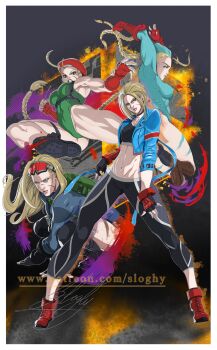 Rule 34 | 1girl, absurdres, alternate costume, alternate hairstyle, artist name, artist request, ass, attack, bare legs, bare shoulders, blonde hair, blue eyes, bodypaint, braid, breasts, cammy white, clenched teeth, covered navel, curvy, fingerless gloves, fingernails, gloves, green leotard, hat, highleg, highleg leotard, highres, jumping, kicking, large breasts, leotard, lips, long hair, looking at viewer, multiple views, official alternate costume, red gloves, shiny skin, short hair, skindentation, smile, squatting, street fighter, street fighter 6, street fighter alpha, street fighter v, teeth, thong leotard, twin braids, very long hair, wide hips