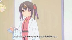 2girls animated anime_screenshot convenient_arm convenient_censoring hair_censor hair_over_breasts indoors mirror multiple_girls nude onii-chan_wa_oshimai! out-of-frame_censoring oyama_mahiro oyama_mihari reflection shower_head showering sound standing steam steam_censor subtitled toilet toilet_use video washing_hair water wet