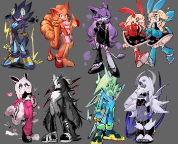 absol animal_ears beige_fur black_fur black_hair blonde_hair blue_eyes blue_fur boots breasts cat_ears cat_girl cat_tail cleavage delcatty dress electricity fire fox_ears fox_girl fox_tail furry furry_female gen_1_pokemon gen_3_pokemon gen_4_pokemon green_fur green_hair grey_fur grey_hair heart highres horns large_breasts long_hair luxray manectric medium_breasts medium_hair mega_manectric mega_pokemon messy_hair midriff mightyena minun multiple_tails navel nintendo orange_eyes orange_fur orange_hair pink_fur pink_hair plusle pokemon pokemon_(creature) purple_eyes purple_fur purple_hair rabbit_ears rabbit_girl rabbit_tail red_eyes red_fur shoes side_slit sideboob small_breasts sonic_(series) spiked_hair tail thunder usa37107692 vulpix white_fur white_hair wide_hips wigglytuff wolf_ears wolf_girl wolf_tail yellow_eyes
