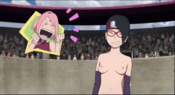 boruto boruto:_naruto_next_generations haruno_sakura naruto_(classic) naruto_(series) nude_filter tagme third-party_edit uchiha_sarada