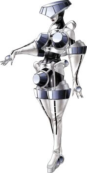 Rule 34 | 1girl, absurdres, artemis (persona 2), bodysuit, boots, colored skin, elbow gloves, full body, gloves, hat, highres, kazuma kaneko, official art, persona, persona (summon), persona 2, persona 2 tsumi, platform boots, solo, thigh boots, thighhighs, third-party source, transparent background, white skin