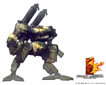armor front_mission front_mission_5 helmet machinery mecha no_humans robot weapon