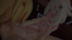 1boy 1girl 3d aether_(genshin_impact) animated audible_music blonde_hair blush bottle candle commission completely_nude cum cum_in_pussy cumdrip ejaculation erection eros_(erosenro) flat_chest genshin_impact halo happy_sex hetero indoors koikatsu_(medium) loli looking_at_viewer mini_person minigirl moaning multiple_views navel nipples nude open_mouth paimon_(genshin_impact) penis pov pov_crotch pov_hands purple_eyes pussy pussy_juice sex sitting size_difference smile sound spread_legs tagme torso_grab vaginal video white_hair