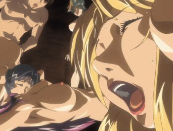 00s 1boy 2007 4girls american anal animated animated_gif anime_screenshot ass bible_black bible_black_new_testament blonde_hair braid braided_ponytail braided_sidelock breasts closed_eyes crowley&#039;s_guards doggystyle grey_hair hetero ichikawa_aki jody&#039;s_guards kiriya_saki large_breasts lipstick magic_circle makeup multiple_girls nipples object_insertion pale_skin ponytail presenting purple_hair ritual saeki_kaori sex sex_from_behind shin_bible_black short_hair spiked_hair tagme twin_braids yamanishi_naoto