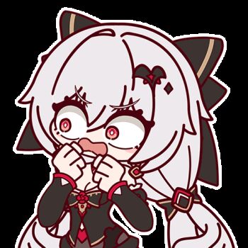 1girl animated animated_gif bare_shoulders bat_hair_ornament black_bow black_dress bow breasts cleavage detached_sleeves dress grey_hair hair_bow hair_ornament hands_up honkai_(series) honkai_impact_3rd long_hair looping_animation lowres luna_(honkai_impact) medium_breasts open_mouth red_eyes simple_background solo surprised transparent_background upper_body xixi_fei