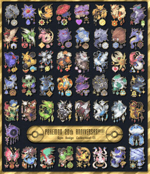 00s 10s 1990s_(style) abomasnow alakazam altaria amaura arcanine avalugg badge bastiodon beartic cranidos excadrill floatzel gen_1_pokemon gen_2_pokemon gen_3_pokemon gen_4_pokemon gen_5_pokemon gen_6_pokemon gengar gogoat hawlucha haxorus heliolisk highres jellicent kann1kura kingdra leavanny lillipup lucario lunatone luxray magnemite magneton makuhita meowstic meowstic_(female) milotic miltank mismagius nidoking nintendo nosepass onix panpour pansage pansear pidgeotto piloswine pokemon pokemon_(creature) pokemon_bw pokemon_bw2 pokemon_dppt pokemon_gsc pokemon_rgby pokemon_rse pokemon_xy poliwrath raichu retro_artstyle roserade scyther slaking solrock starmie steelix swanna sylveon team_rocket torkoal tyrunt vileplume vivillon watchog weezing whirlipede zebstrika