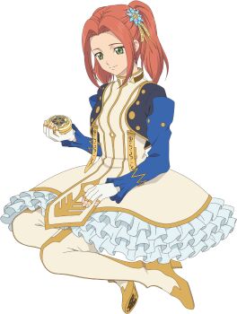1girl artist_request closed_mouth eleanor_hume full_body game_cg green_eyes hair_ornament hairpin highres official_art pink_hair smile solo tales_of_(series) tales_of_asteria tales_of_berseria third-party_source transparent_background