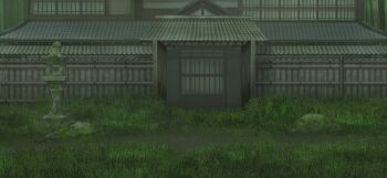 architecture boulder east_asian_architecture eientei game_cg gate grass no_humans non-web_source official_art scenery stone_lantern tile_roof touhou touhou_gensou_eclipse