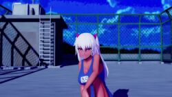 1girl 3d alternate_universe animated artist_request ass ass_focus audible_music bare_shoulders black_leotard blonde_hair blue_one-piece_swimsuit blush bodypaint boots breasts bridal_gauntlets bridal_veil bride cameltoe censored church city cleavage cosplay curvy dancing dark-skinned_female dark_skin day desert dress drill_hair earrings embarrassed female_focus fingerless_gloves gloves gun hair_ribbon happy highleg highleg_leotard huge_ass jewelry jumping kangoku_senkan kangoku_senkan_3 kila_kushan large_breasts legs_apart leotard light_smile lips long_hair looking_at_viewer looking_back mikumikudance_(medium) miniskirt mizuki_yukikaze mizuki_yukikaze_(cosplay) moaning neon_lights nipples no_pussy nude one-piece_swimsuit open_mouth painted_clothes partially_visible_vulva pink_eyes portal_(object) revealing_clothes ribbon school_swimsuit school_uniform see-through_clothes see-through_dress shiny_clothes shiny_skin skirt sky solo sound spread_legs standing stomach sweat swimsuit tagme taimanin_(series) taimanin_rpgx taimanin_suit taimanin_yukikaze thigh_boots thong_leotard twintails undressing veil video weapon wedding_dress wet white_dress wide_hips