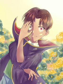 brown_hair child code_geass cosplay freckles highres kamiyama meitantei_conan red_eyes tsuburaya_mitsuhiko