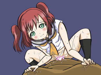 1boy 1girl kurosawa_ruby love_live! love_live!_sunshine!! shikkui_kenta vaginal