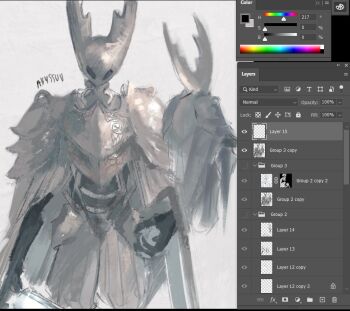 1other abyssmalenia armor art_program_in_frame bug empty_eyes hollow_knight hollow_knight_(character) horns pure_vessel signature upper_body white_background