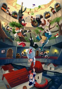 animal_ears armor black_beard black_hair blonde_hair brown_hair cat_ears cat_tail chilchuck_tims dia_(dungeon_meshi) door dragon dungeon dungeon_meshi dwarf elf falin_touden gnome good halfling hole house izutsumi kabru kuro_(dungeon_meshi) ladle laios_touden mandrake marcille_donato mickbell moat mr._tance mrs._tance mushroom namari namari_(dungeon_meshi) phlavours pointy_ears rin_(dungeon_meshi) senshi_(dungeon_meshi) shurou tail tree underground walking_mushroom_(dungeon_meshi) wok