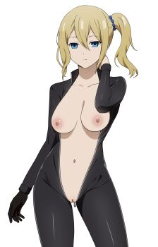 Rule 34 | 1girl, blonde hair, blue eyes, breasts, coro fae, formal clothes, hayasaka ai, kaguya-sama wa kokurasetai ~tensai-tachi no renai zunousen~, nipples, nude, suit