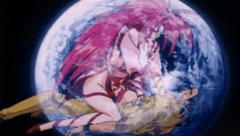 Rule 34 | 1990, 1990s (style), 1995, 1boy, 1girl, amano jyaku, animated, animated gif, ass, blue hair, bouncing breasts, breasts, cowgirl position, demon, demon girl, femdom, hetero, hikimayu, japanese clothes, kimono, lipstick, long hair, lowres, makeup, medium breasts, nipples, on ground, open clothes, outdoors, paralysis, princess, red eyes, red hair, retro artstyle, sex, smile, spiked hair, spread legs, straddling, tagme, time stop, urotsukidouji, very long hair, vest, wristband, yellow vest, yoenki (urotsukidouji)