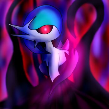 aura bad_link blue_hair dark_aura gardevoir gen_3_pokemon nintendo pokemon pokemon_(creature) red_eyes tentacles x473bvrn666