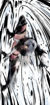 1girl 2b_(nier:automata) absurdres battle highres holding holding_sword holding_weapon kinakomochi_(user_vedc2333) nier:automata nier_(series) short_hair sword weapon white_hair