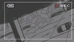 1boy 1girl animal_penis animated anus battery_indicator bestiality blue_eyes blue_hair bound breast_sucking breasts clitoris cum cum_in_pussy ejaculation fallopian_tubes fertilization flashback greyscale hakashe_(inukon_geek) hetero impregnation inukon_geek japanese_text knotted_penis large_breasts mating_press monochrome nipples open_mouth ovaries ovum penis perineum pussy pussy_juice rape recording saliva saliva_trail sex sound sperm_cell tagme testicles tied_up tongue uterus vaginal video x-ray