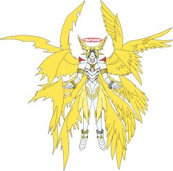Rule 34 | 1boy, digimon, digimon (creature), looking at viewer, lucemon falldown mode, lucemon x-antibody, male focus, solo, transparent background, wings