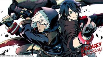 Rule 34 | amamiya rindou, back-to-back, bandai namco, belt, black gloves, black nails, black pants, blue coat, blue eyes, blue hood, blue sleeves, brown belt, brown sleeves, cigarette, coat, commentary request, dark-skinned male, dark skin, fingerless gloves, gloves, god eater, god eater burst, grey pants, high collar, holding, holding sword, holding weapon, hood, hood up, hooded coat, huge weapon, long sleeves, looking at viewer, male focus, official art, over shoulder, pants, parted lips, saitou rokuro, second-party source, signature, simple background, single arm cuff, sleeves rolled up, smile, soma schicksal, swimsuit, sword, sword over shoulder, thank you, two-sided hood, weapon, weapon over shoulder, white background, white hair