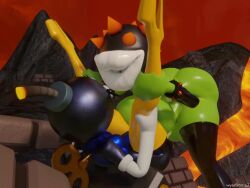 1futa 1girl 3d animated arm_warmers ass bob-omb bob-ombette breasts cum cum_in_pussy cum_inflation futa_with_female futanari high_heels huge_ass inflation mario_(series) nintendo nipples piranha_plant platform_heels sex sound stomach_bulge tagme testicles thick_thighs thighhighs thighs video wyerframez