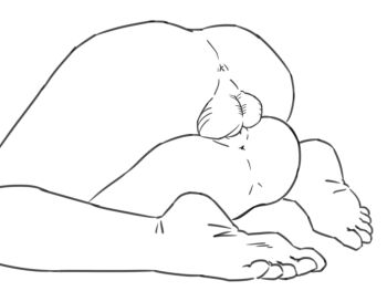 1boy 1girl age_difference animated animated_gif anus ass deep_penetration drifter feet hetero loli mating_press monochrome original penis pussy sex simple_background testicles ugoira uncensored vaginal white_background