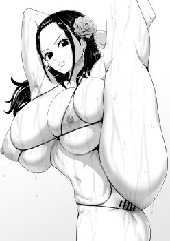 1girl bikini black_hair breasts cleavage highres huge_breasts kding large_breasts long_hair one_piece solo swimsuit viola_(one_piece)