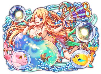 5others adapted_costume alternate_costume alternate_design amulet anime_coloring aqua_pupils armlet artist_request bare_arms bare_shoulders barefoot beads bikini blonde_hair blue_bikini blue_eyes blue_outline bracelet braid breast_tattoo breasts bright_pupils clam_shell_ornament cleavage collarbone crash_fever dolphin finger_on_trigger fingernails fish full_body game_cg gold_necklace holding holding_water_gun jewelry large_breasts legs_apart long_hair long_sidelocks looking_at_viewer mermaid_(crash_fever) miniskirt multicolored_bikini multicolored_skirt multiple_others narrow_waist necklace number_tattoo numbered official_alternate_costume official_alternate_design official_art one_eye_closed open_mouth outline red_outline shadow side_slit sidelocks skirt solo_focus square square_tattoo stage_lights star_ornament straight_hair swept_bangs swimsuit tachi-e tattoo teeth third-party_source tongue transparent_background upper_teeth_only very_long_hair very_long_sidelocks water_drop water_gun yellow_eyes