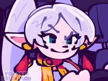 2girls :o animated artist_name asgore_running_over_dess_(meme) audible_music audible_speech aura_(sousou_no_frieren) aura_bullying_(meme) braid capelet car car_interior contemporary demon_horns driving earrings elf evil_smile explosion frieren gold_trim grey_hair horns japanese_audio jewelry long_hair long_sleeves looking_at_viewer low-braided_long_hair low-tied_long_hair meme motor_vehicle multiple_girls mushroom_cloud music nuclear_explosion open_season pointy_ears pov pov_hands psidaimon run_over running smile sound sousou_no_frieren steering_wheel tagme teardrop_earrings twintails v-shaped_eyebrows vehicle_interior video white_capelet