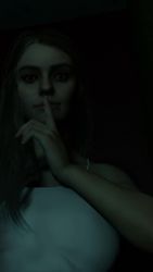 1boy 2girls 3d age_difference animated barefoot bleur bouncing_breasts breasts capcom caught couch feet finger_to_mouth head_grab hetero highres indoors interior large_breasts looking_at_another mature_female mia_winters missionary multiple_girls night nipples on_couch open_clothes open_shirt pussy realistic resident_evil resident_evil_7:_biohazard resident_evil_village rosemary_winters sex shota shushing sound spread_legs tagme toes vaginal video voyeurism