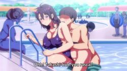 1boy 1girl animated ass bunnywalker censored cum cum_in_pussy lingerie morita_eri morita_takashi mosaic_censoring nipples older_female_and_younger_male on_bed oral pool purple_eyes purple_hair pussy sex sex_from_behind sound stepmother stepmother_and_stepson straddling subtitled succubus_yondara_haha_ga_kita!? swimsuit t-rex_(animation_studio) tagme underwear vaginal video
