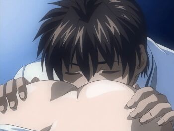 00s 2002 age_difference animated animated_gif ass bent_over bible_black bible_black_night_of_the_walpulgiss bow bowtie closed_eyes cunnilingus female_teacher hands_on_another&#039;s_hips huge_ass licking mature_female minase_taki nude older_female_and_younger_male oral red_bow red_bowtie school_uniform shirt tagme takashiro_hiroko teacher_and_student white_shirt