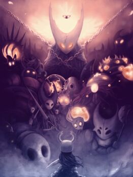 3boys 6+girls 6+others broken_vessel_(hollow_knight) brooding_mawlek_(hollow_knight) bug chain cloak collector_(hollow_knight) crystal_guardian_(hollow_knight) false_knight_(hollow_knight) flukemarm_(hollow_knight) gruz_mother_(hollow_knight) hollow_knight hollow_knight_(character) insect jellyfish knight_(hollow_knight) macebug_(hollow_knight) mantis mantis_lord_(hollow_knight) moth multiple_boys multiple_girls multiple_others nail_(hollow_knight) no_eyes_(hollow_knight) nosk_(hollow_knight) ogrim_(hollow_knight) radiance_(hollow_knight) soul_master_(hollow_knight) sword traitor_lord_(hollow_knight) uumuu watcher_knight_(hollow_knight) weapon