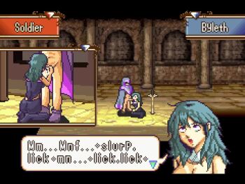 animated fellatio female_byleth_(fire_emblem) fire_emblem fire_emblem_three_houses froll froll_(artist) hypnosis mind_control nintendo oral penis pixel_art sound tagme video