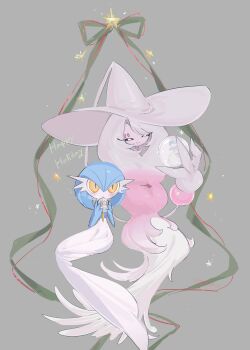 2girls :o absurdly_long_hair alternate_color animated artist_name ball black_sclera blinking blue_hair blue_skin blush bob_cut closed_mouth colored_sclera colored_skin crystal_ball cup drink english_text female_focus flat_chest full_body gardevoir gen_3_pokemon gen_8_pokemon gradient_hair green_ribbon grey_background grey_hair grey_hat hair_between_eyes half-closed_eyes hands_up happy happy_holidays hat hatterene holding holding_ball holding_cup holding_drink invisible_chair long_hair looking_afar looping_animation mug multicolored_hair multicolored_skin multiple_girls nintendo open_mouth orange_eyes pink_hair pink_skin pokemon pokemon_(creature) prehensile_hair ribbon shiny_pokemon short_hair signature sitting slit_pupils smile sok_(mr14_c) sparkle star_(symbol) steam tagme twitter_username two-tone_hair two-tone_skin very_long_hair video white_eyes white_skin witch_hat